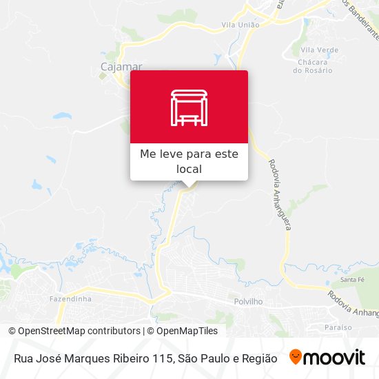 Rua José Marques Ribeiro 115 mapa