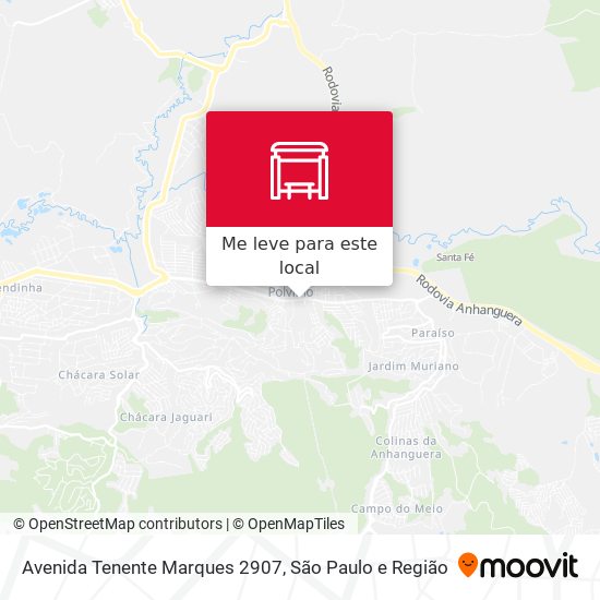 Avenida Tenente Marques 2907 mapa