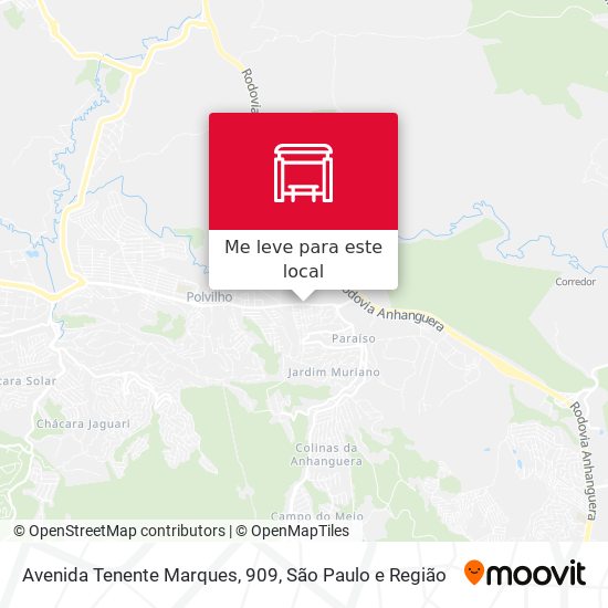 Avenida Tenente Marques, 909 mapa