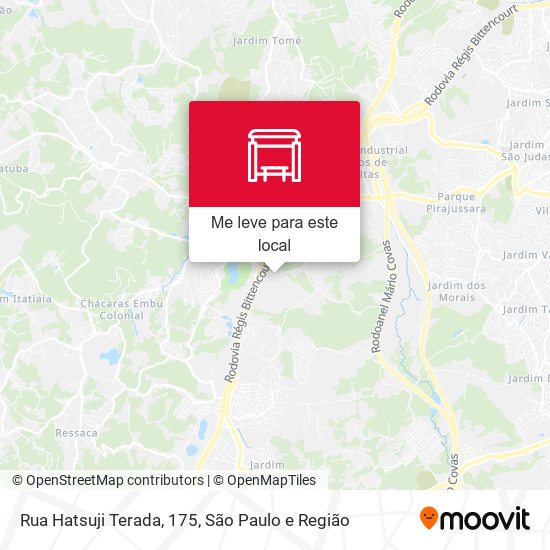 Rua Hatsuji Terada, 175 mapa