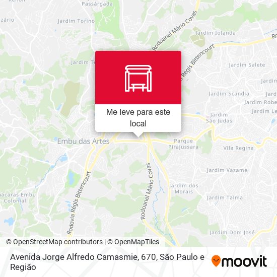Avenida Jorge Alfredo Camasmie, 670 mapa