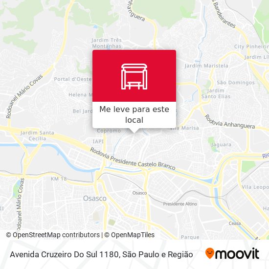 Avenida Cruzeiro Do Sul 1180 mapa