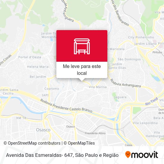 Avenida Das Esmeraldas- 647 mapa
