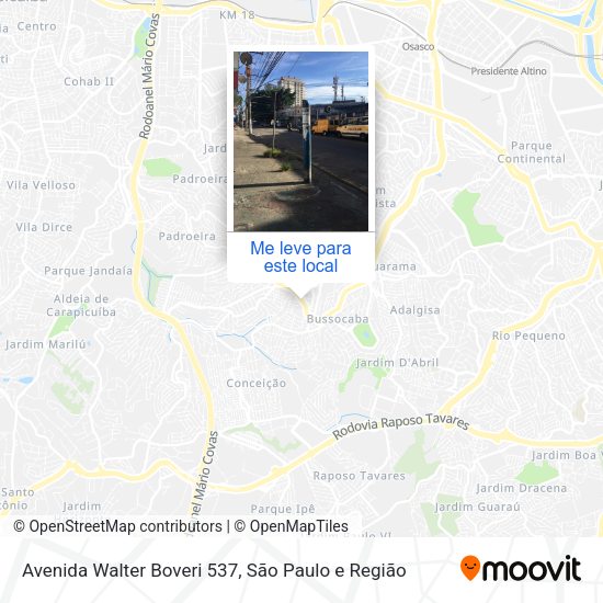 Avenida Walter Boveri  537 mapa