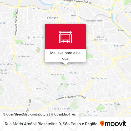 Rua Maria Amábli Blosstolina 9 mapa