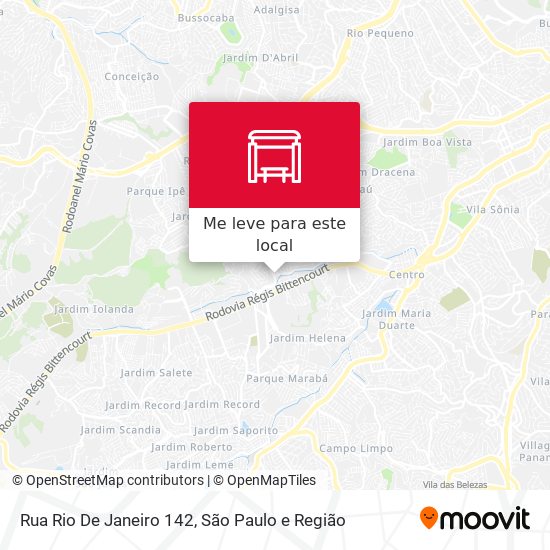 Rua Rio De Janeiro 142 mapa