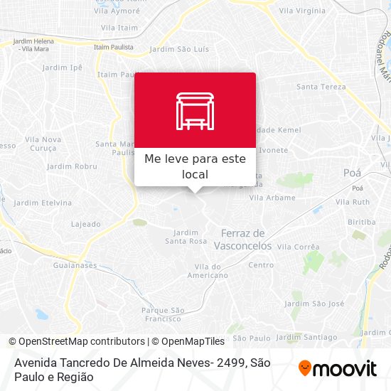 Avenida Tancredo De Almeida Neves- 2499 mapa