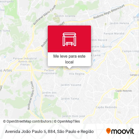 Avenida João Paulo Ii, 884 mapa