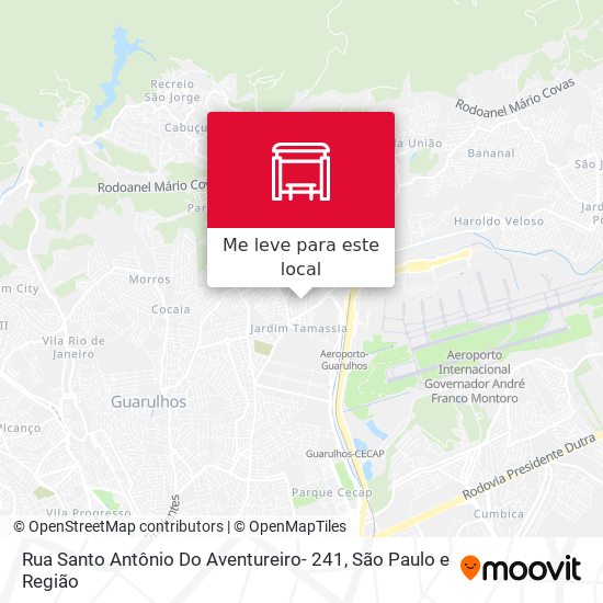 Rua Santo Antônio Do Aventureiro- 241 mapa