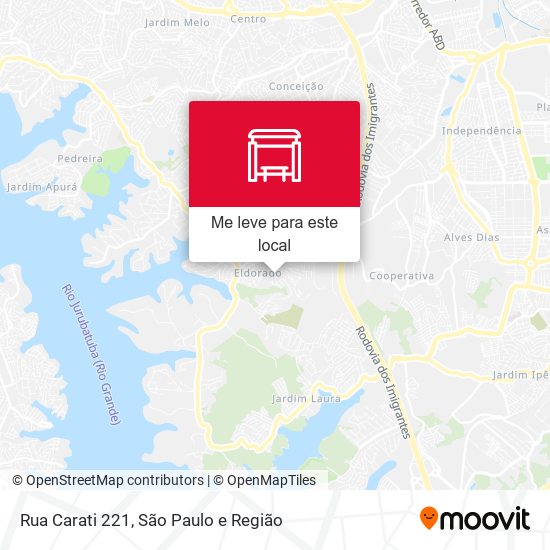 Rua Carati 221 mapa