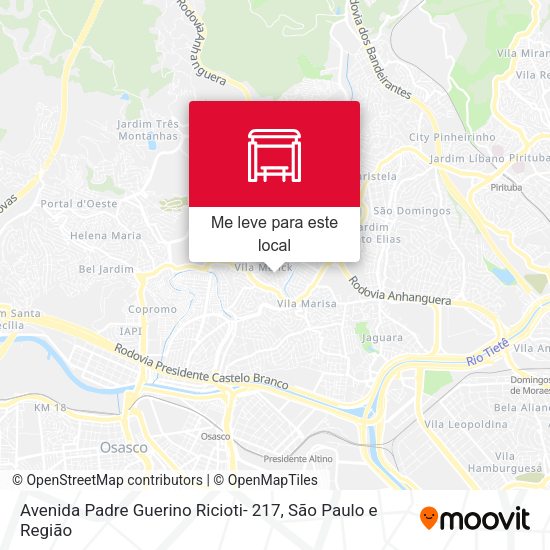 Avenida Padre Guerino Ricioti- 217 mapa