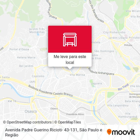 Avenida Padre Guerino Ricioti- 43-131 mapa