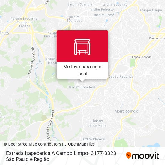 Estrada Itapecerica A Campo Limpo- 3177-3323 mapa
