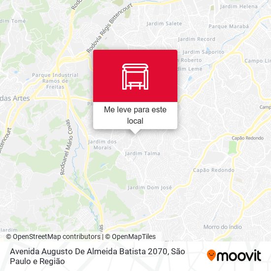 Avenida Augusto De Almeida Batista 2070 mapa