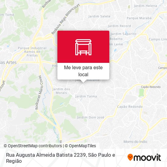 Rua Augusta Almeida Batista 2239 mapa