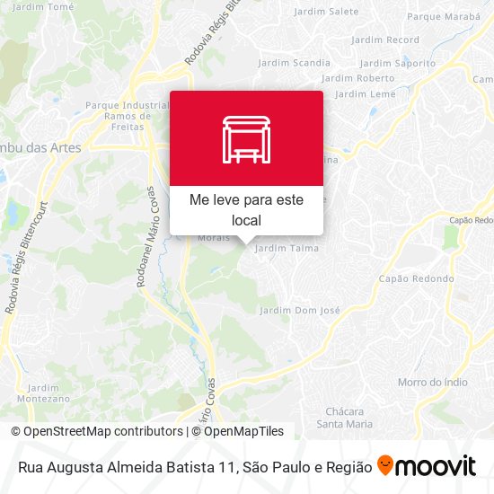 Rua Augusta Almeida Batista 11 mapa