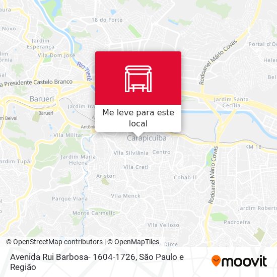 Avenida Rui Barbosa- 1604-1726 mapa