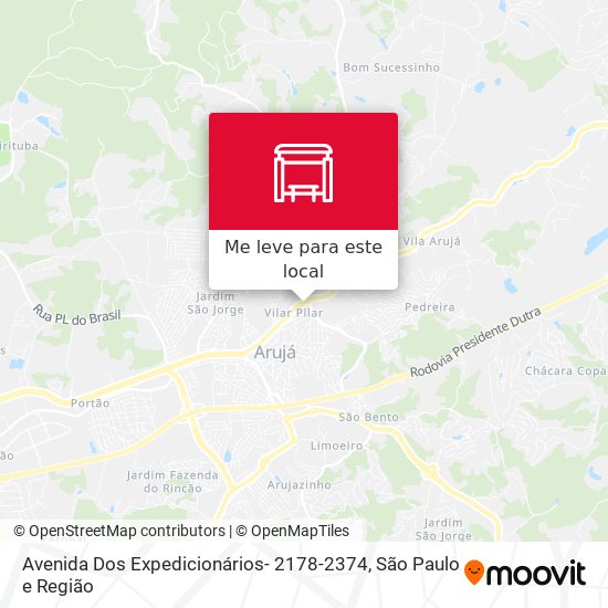 Avenida Dos Expedicionários- 2178-2374 mapa