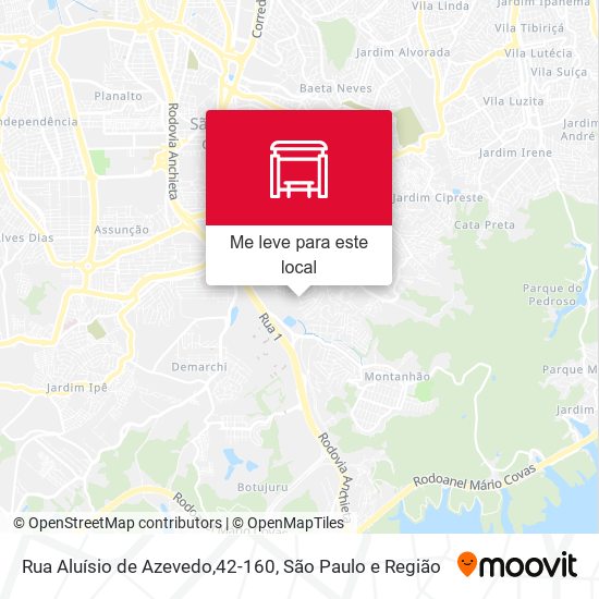 Rua Aluísio de Azevedo,42-160 mapa