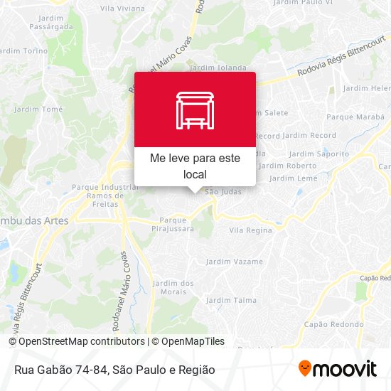 Rua Gabão 74-84 mapa