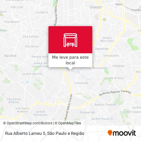 Rua Alberto Lameu 5 mapa