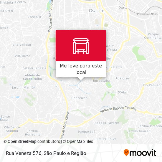 Rua Veneza 576 mapa