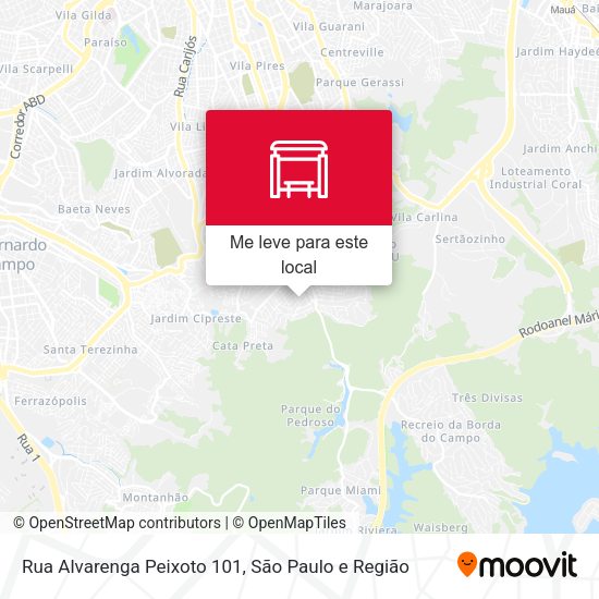 Rua Alvarenga Peixoto 101 mapa