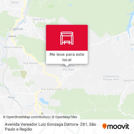 Avenida Vereador Luiz Gonzaga Dártora- 281 mapa