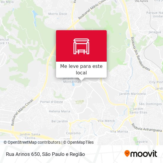 Rua Arinos 650 mapa