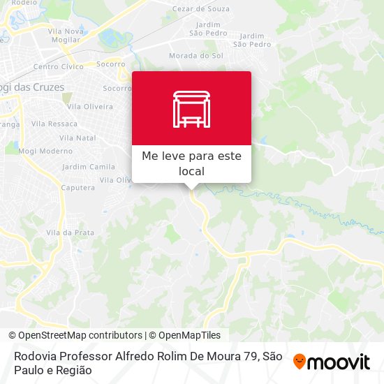 Rodovia Professor Alfredo Rolim De Moura 79 mapa