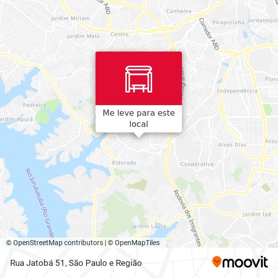 Rua Jatobá 51 mapa