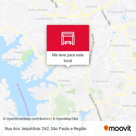 Rua dos Jequitibás 262 mapa