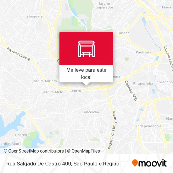 Rua Salgado De Castro 400 mapa