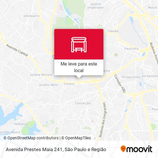 Avenida Prestes Maia 241 mapa
