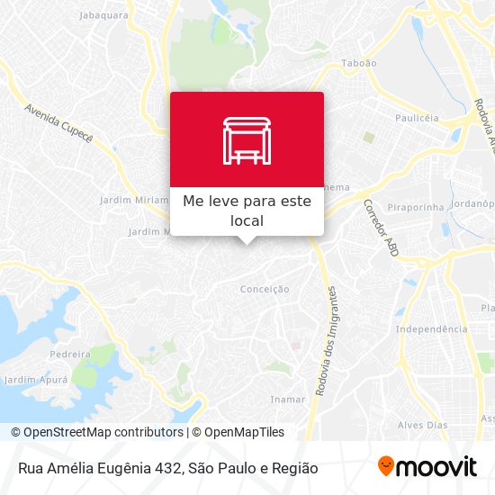 Rua Amélia Eugênia 432 mapa