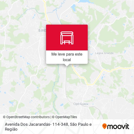 Avenida Dos Jacarandás- 114-348 mapa