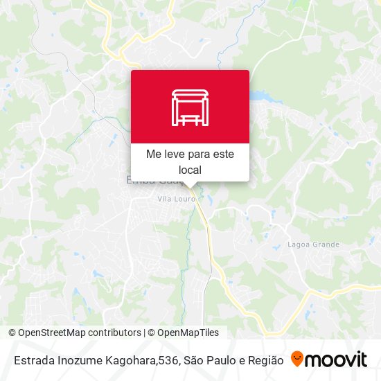 Estrada Inozume Kagohara,536 mapa