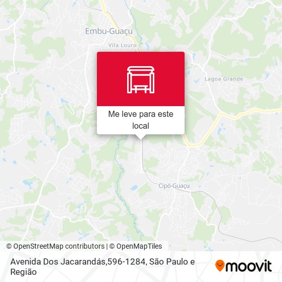 Avenida Dos Jacarandás,596-1284 mapa