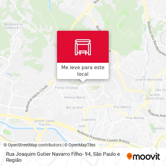 Rua Joaquim Gutier Navarro Filho- 94 mapa