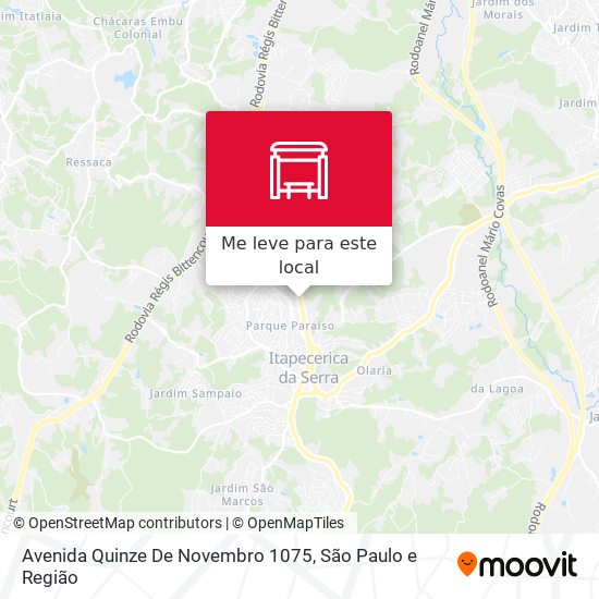 Avenida Quinze De Novembro 1075 mapa