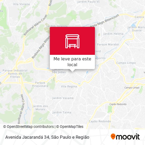 Avenida Jacarandá 34 mapa