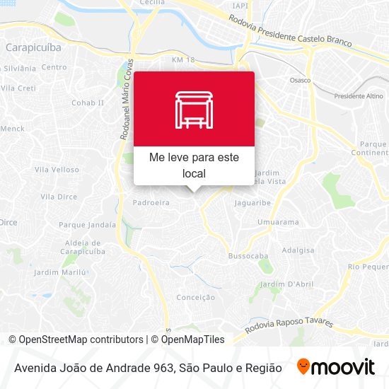 Avenida João de Andrade 963 mapa