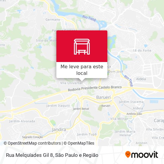 Rua Melquíades Gil 8 mapa