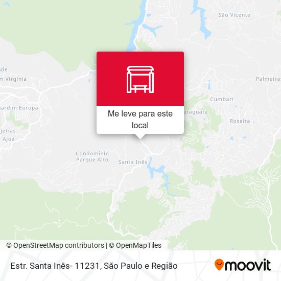 Estr. Santa Inês- 11231 mapa