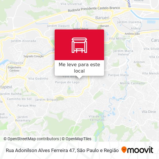 Rua Adonilson Alves Ferreira 47 mapa