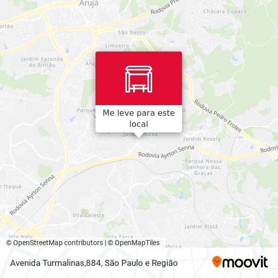 Avenida Turmalinas,884 mapa
