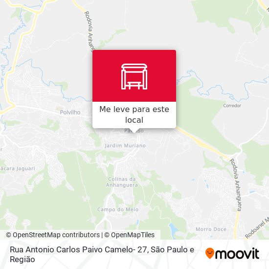 Rua Antonio Carlos Paivo Camelo- 27 mapa