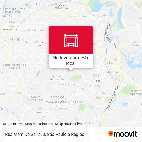 Rua Mém De Sá, 253 mapa