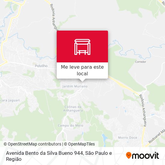Avenida Bento da Silva Bueno 944 mapa