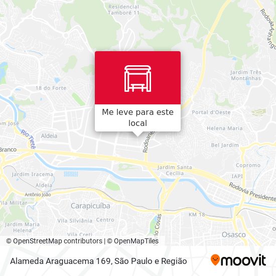 Alameda Araguacema 169 mapa
